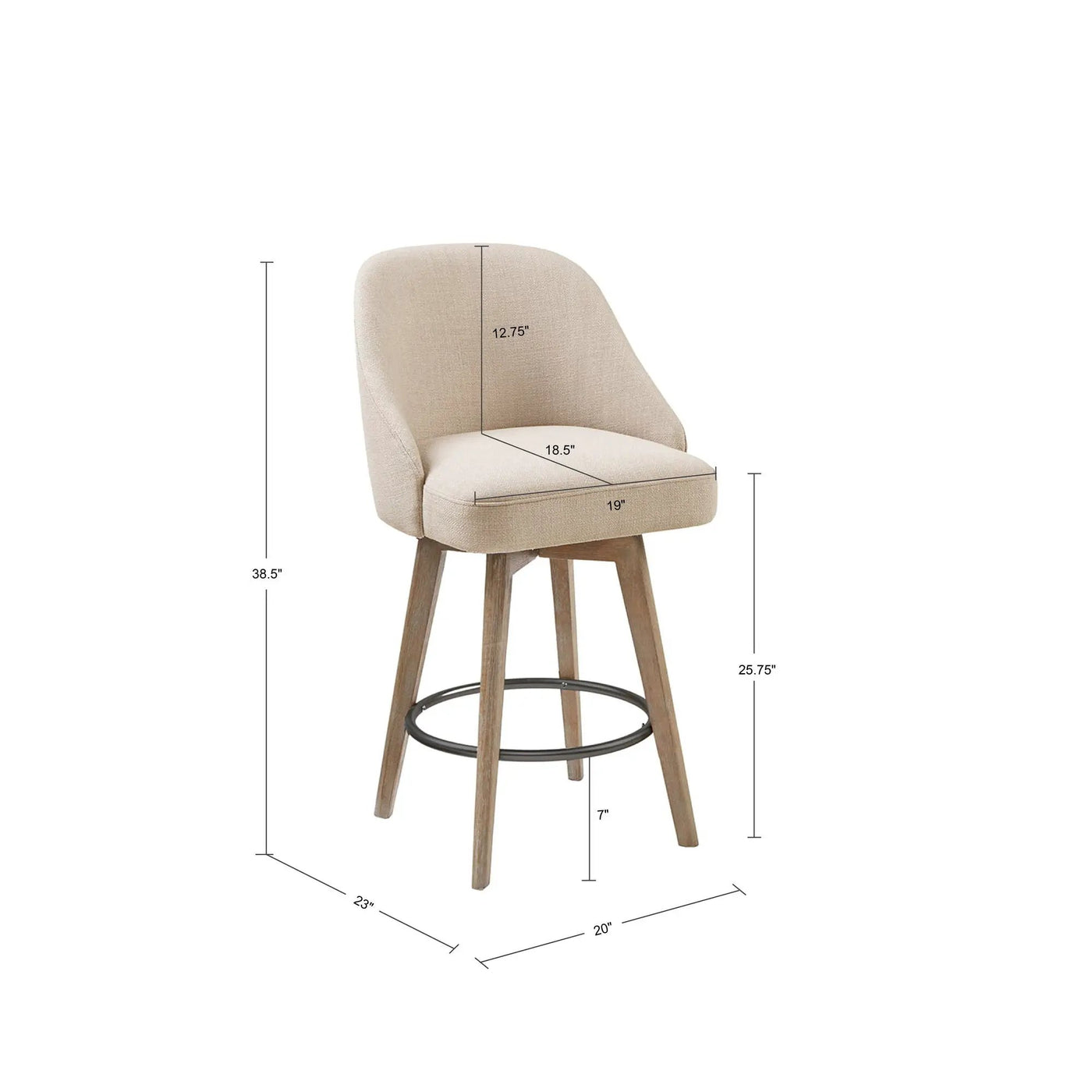 Counter Stool With Swivel Seat by HouseOfZazla