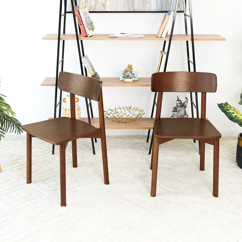 Dining Chair (Set of 2) - Rich Walnut by HouseOfZazla