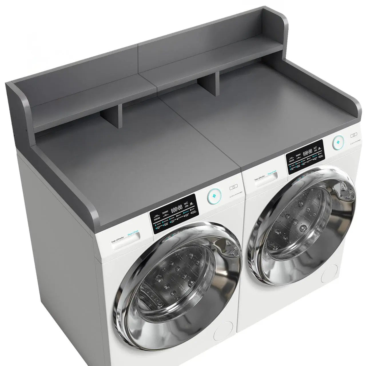 Washer Dryer Countertop with Non-slip Pads, Gray by HouseOfZazla