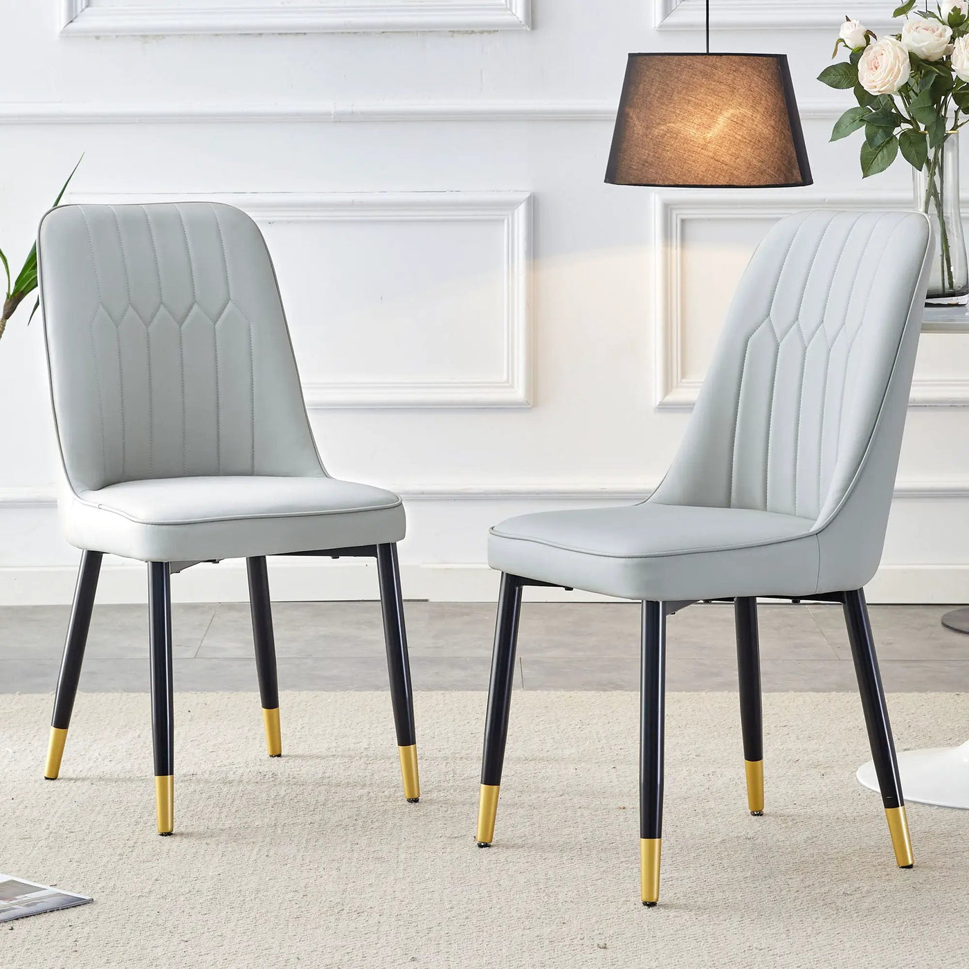 Modern Chair With Metal Legs by HouseOfZazla
