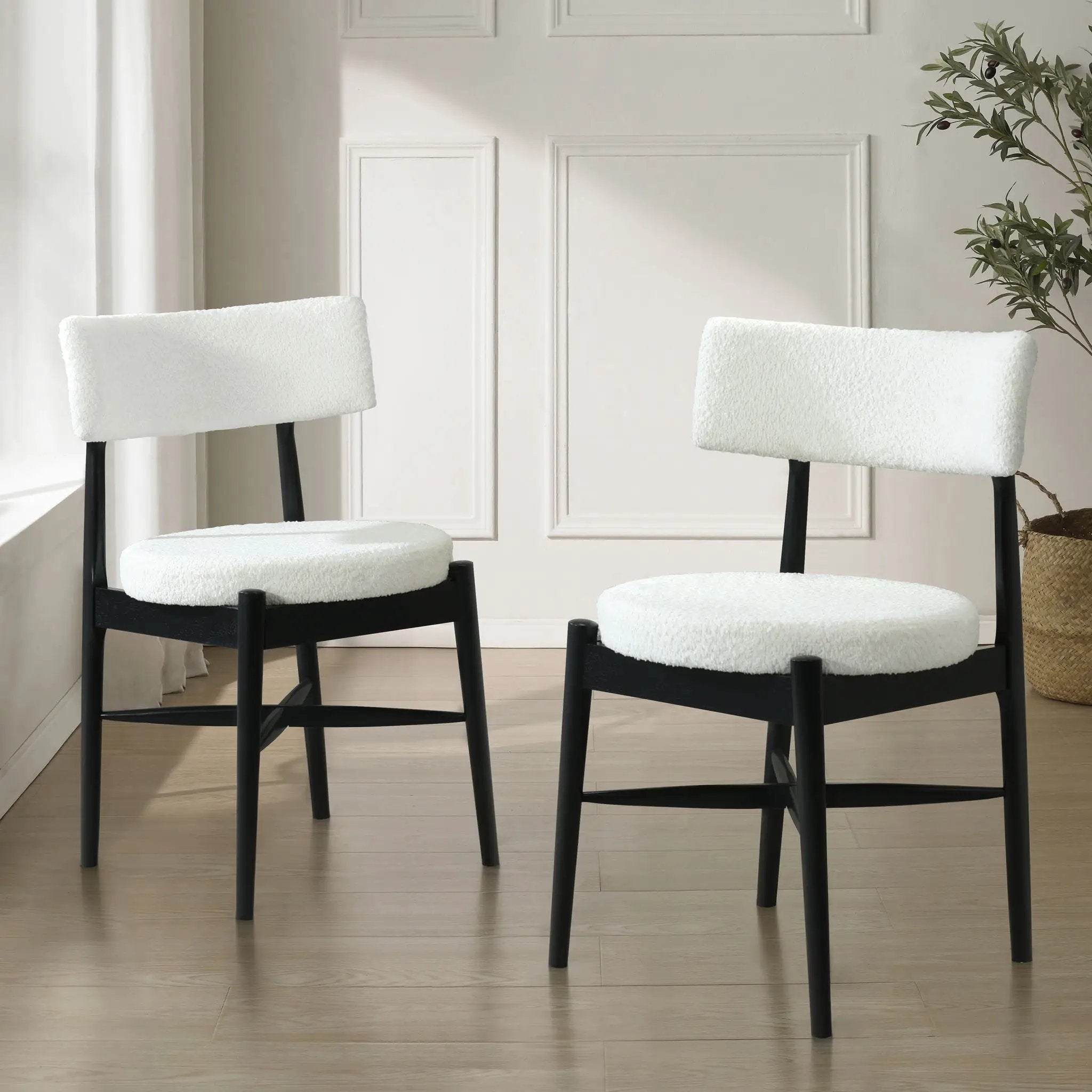Mid Century Modern Dining Chairs With Unique Design by HouseOfZazla