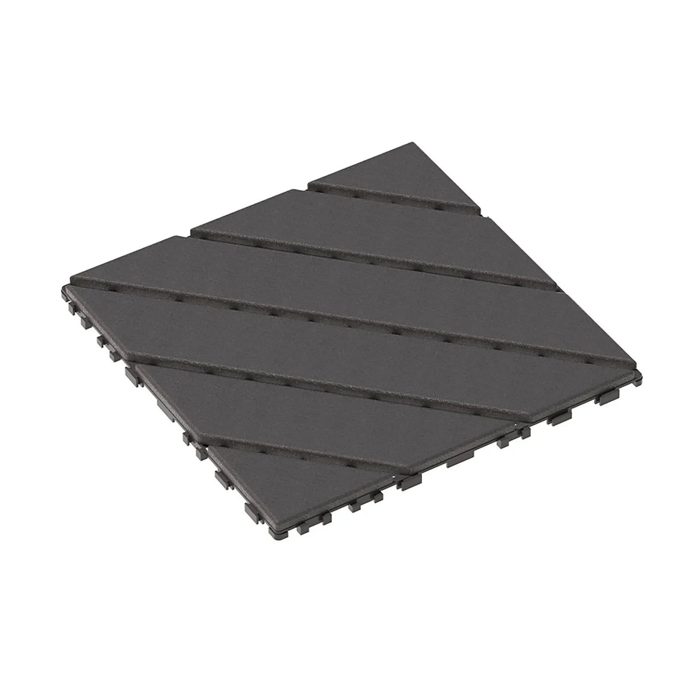 Durable Plastic Interlocking Deck Tiles, Waterproof Outdoor And Indoor Use by HouseOfZazla