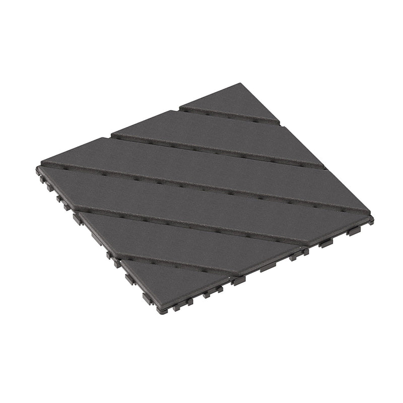 Durable Plastic Interlocking Deck Tiles, Waterproof Outdoor And Indoor Use by HouseOfZazla