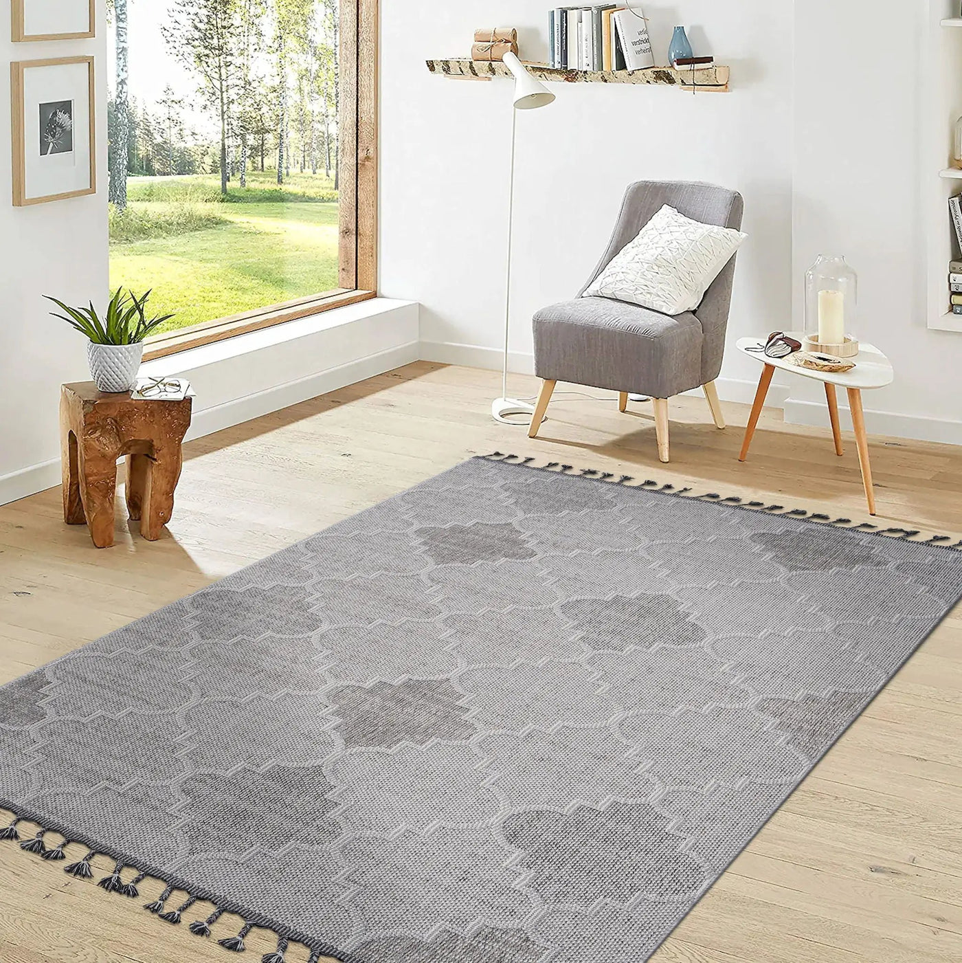 Guros - Indoor / Outdoor Trellis Area Rug by HouseOfZazla