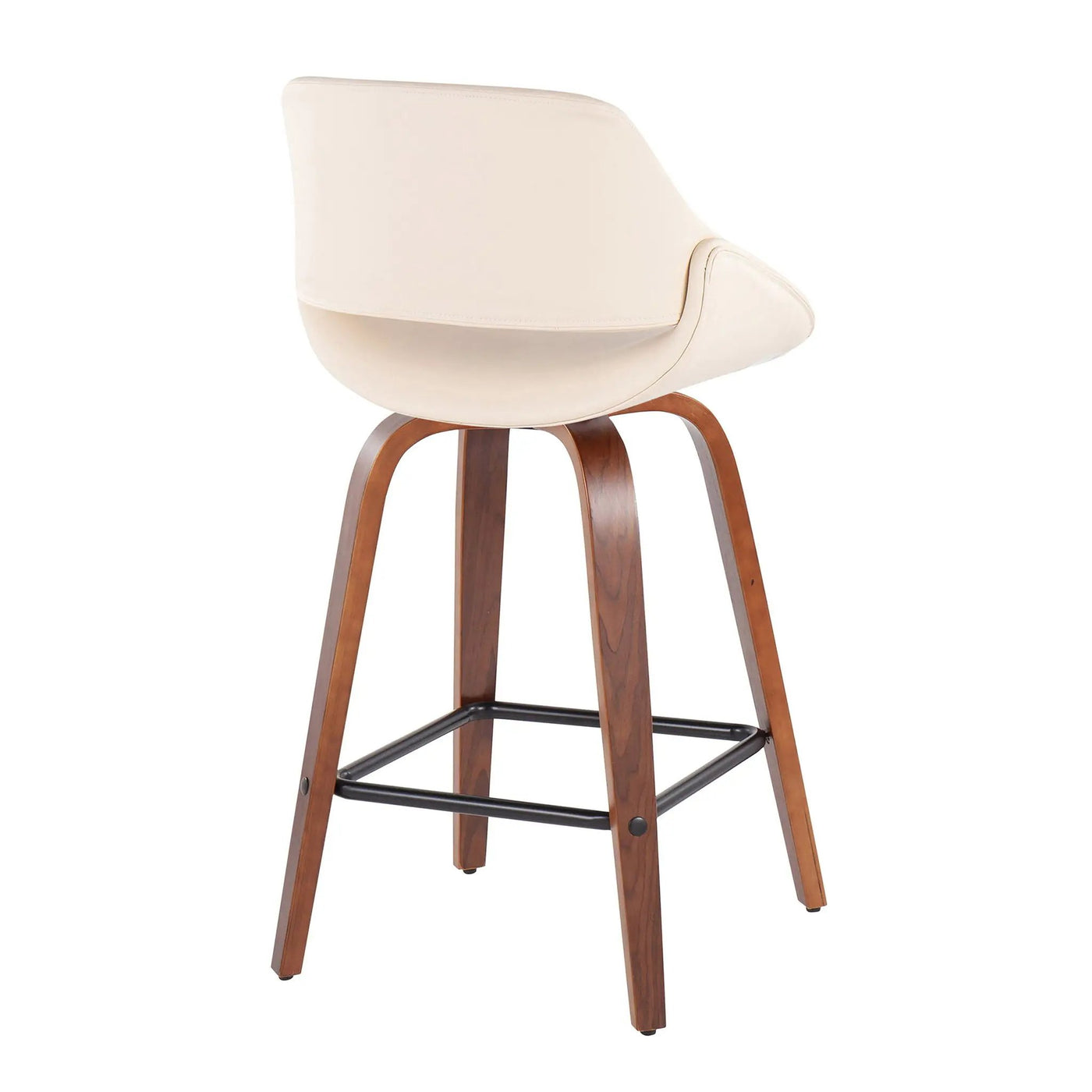 Fabrico - Mid-Century Modern, Counter Stool (Set of 2) by HouseOfZazla