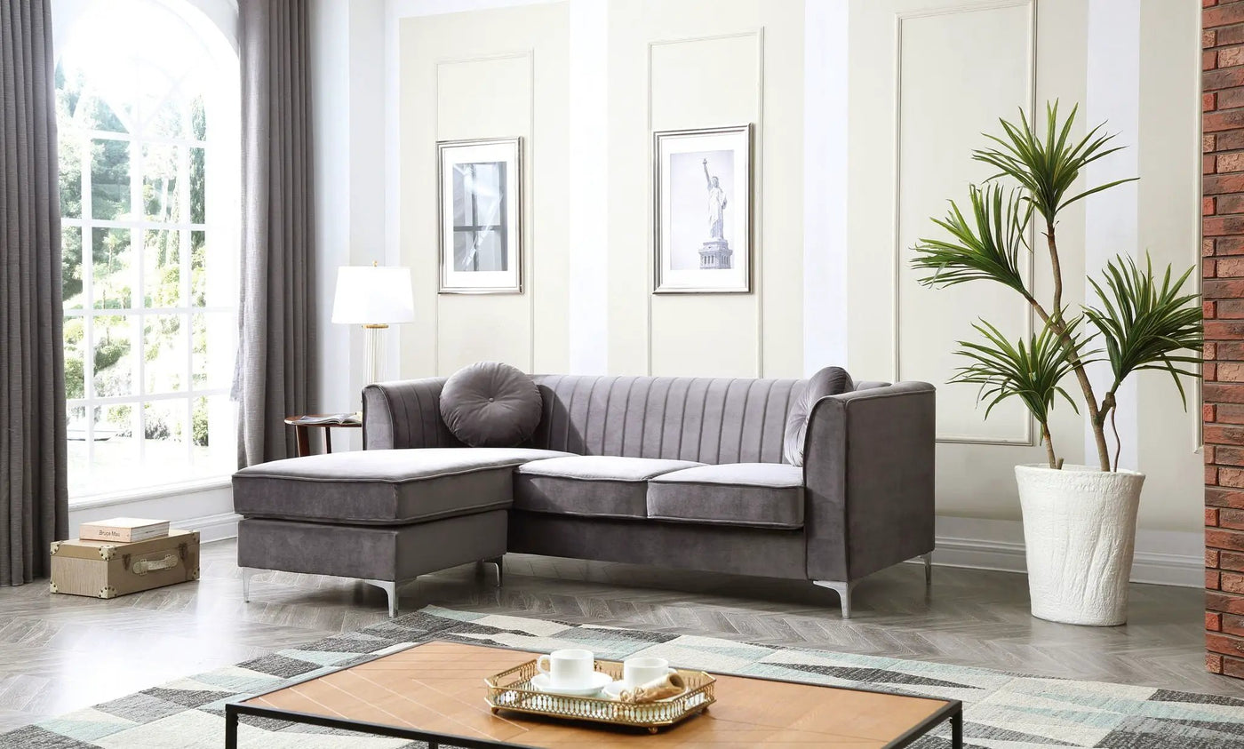 Delray - Micro Suede Sofa Chaise by HouseOfZazla