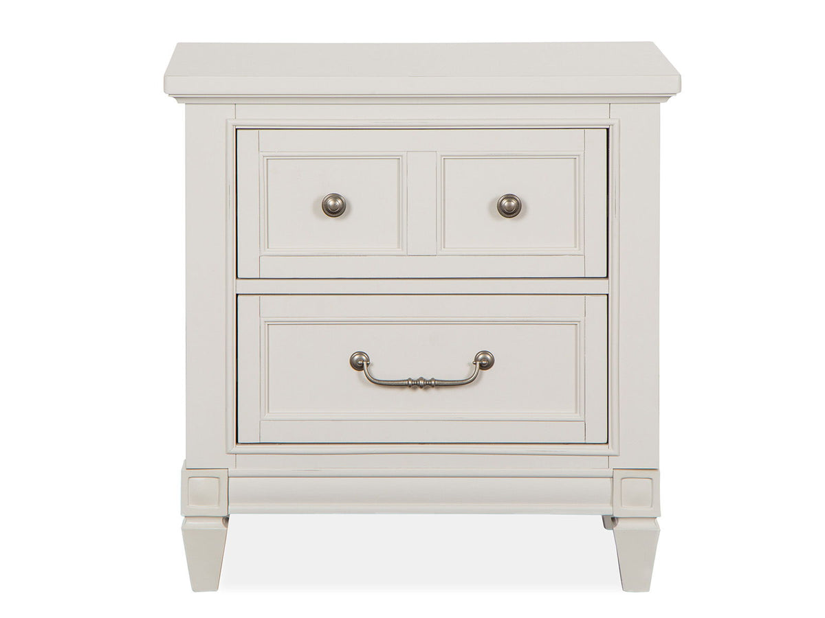 Willowbrook - Drawer Nightstand - Egg Shell White With Slight Rub Through, photo 7 of 7