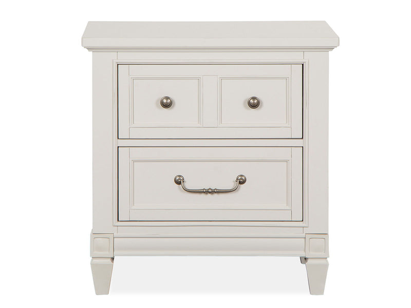 Willowbrook - Drawer Nightstand - Egg Shell White With Slight Rub Through, photo 7 of 7