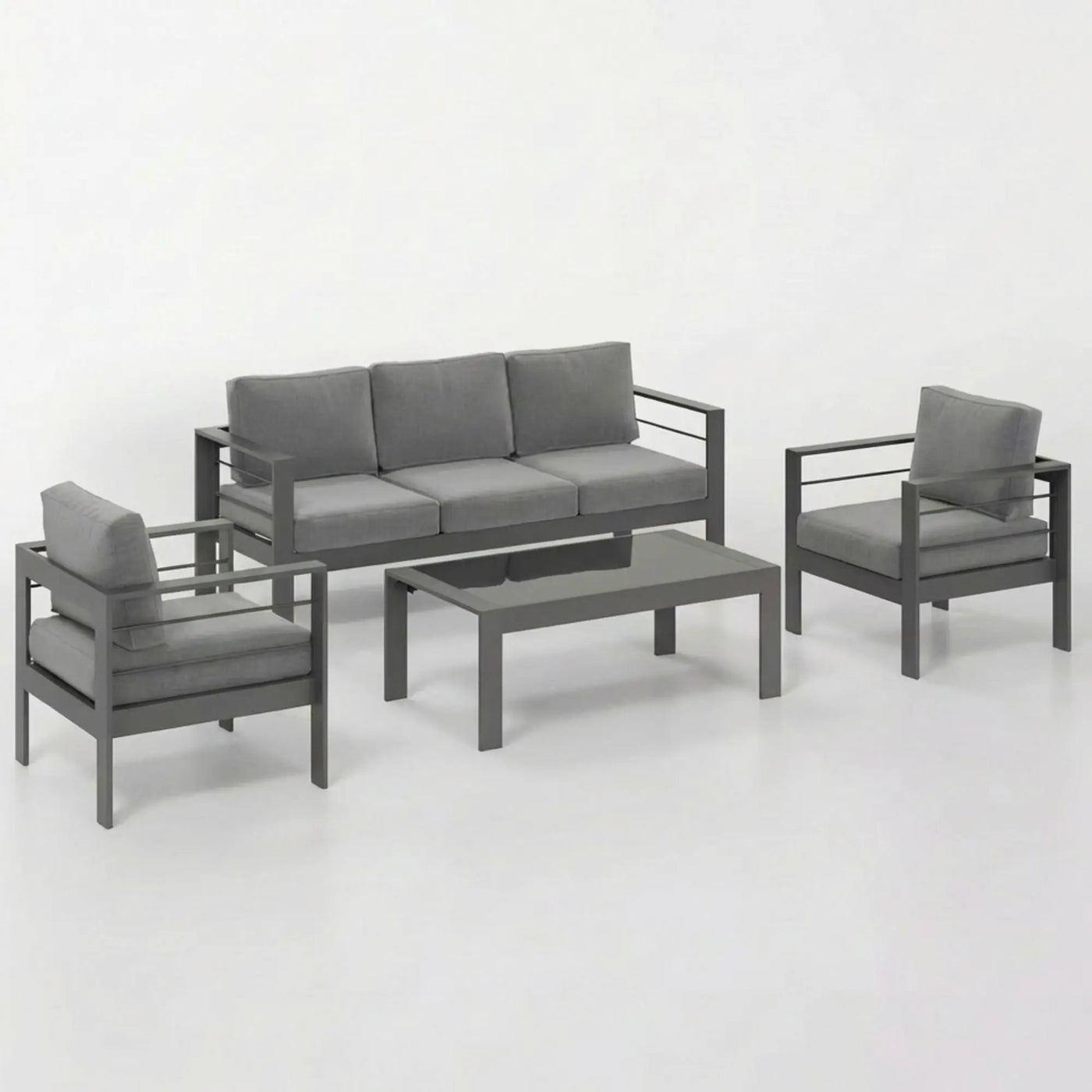 Outdoor Patio Set, All-Weather & Thick Cushions by HouseOfZazla