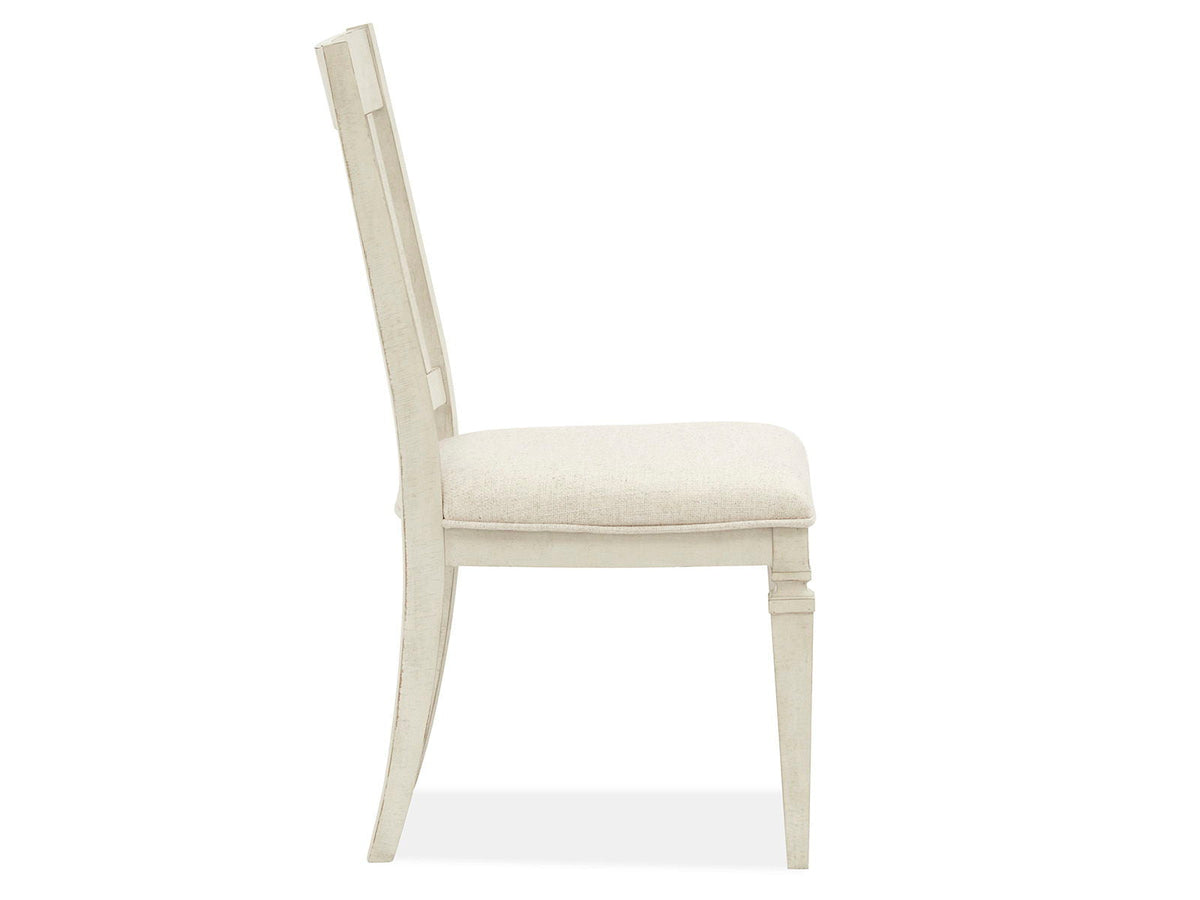 Newport - Dining Side Chair With Upholstered Seat (Set of 2) - Alabaster, photo 7 of 7