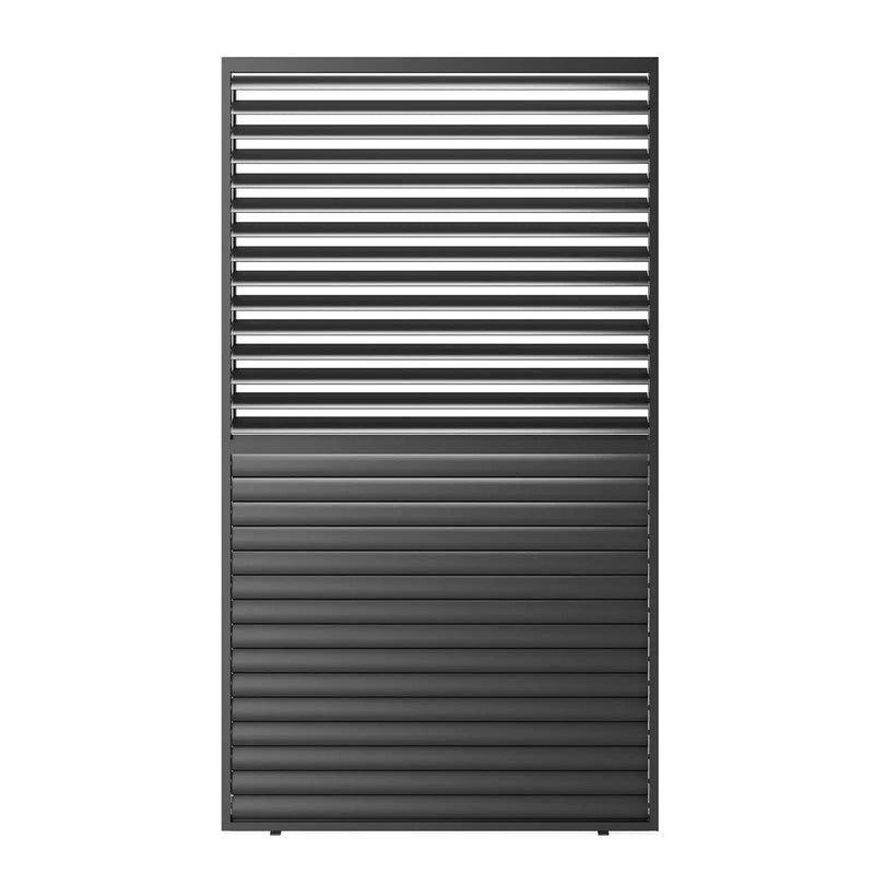 Louver Grille 1 / 3 13Ft Frame & Louvers - Black by Unique Piece Furniture