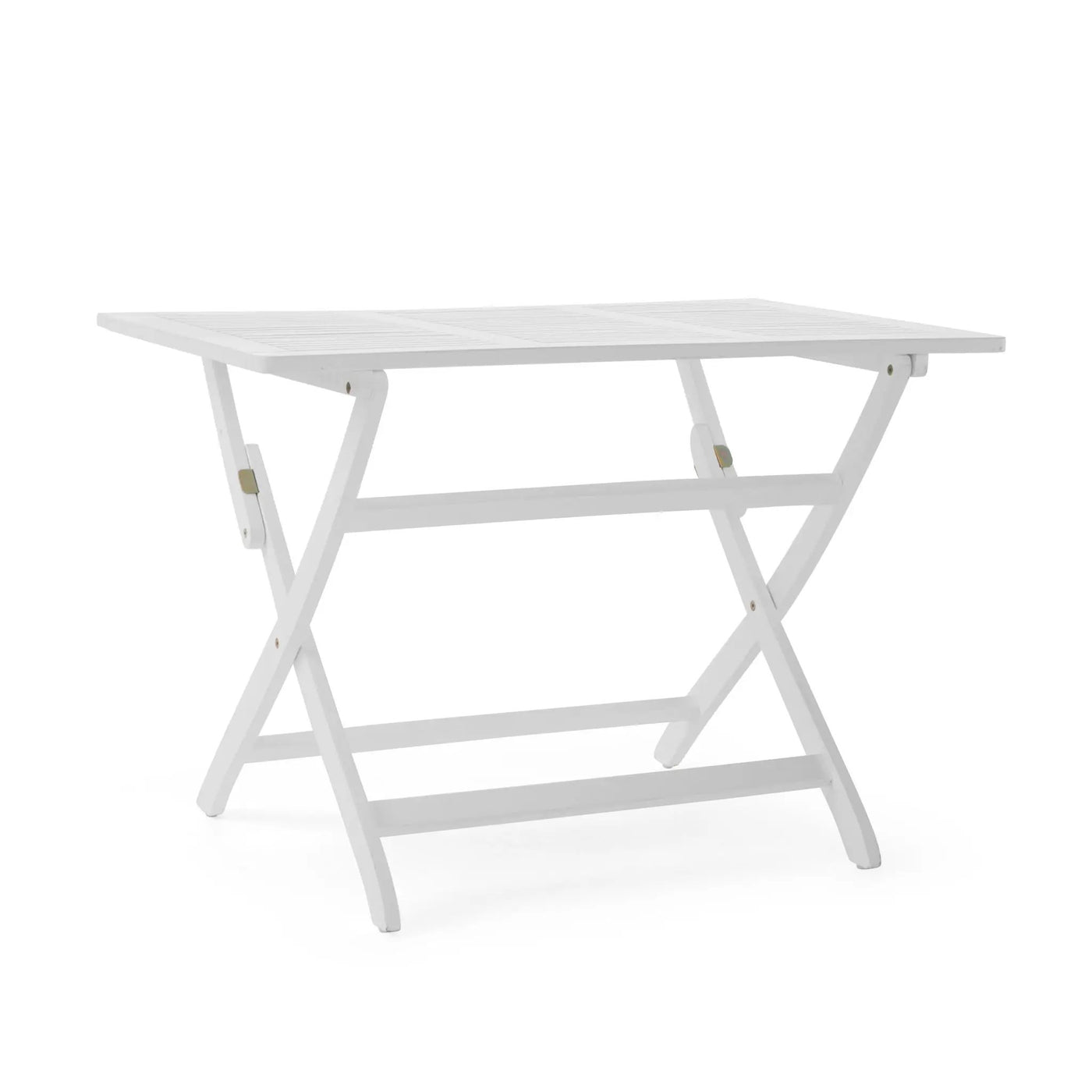 Blissique Outdoor Foldable Wood Dining Table With Slat Design by HouseOfZazla