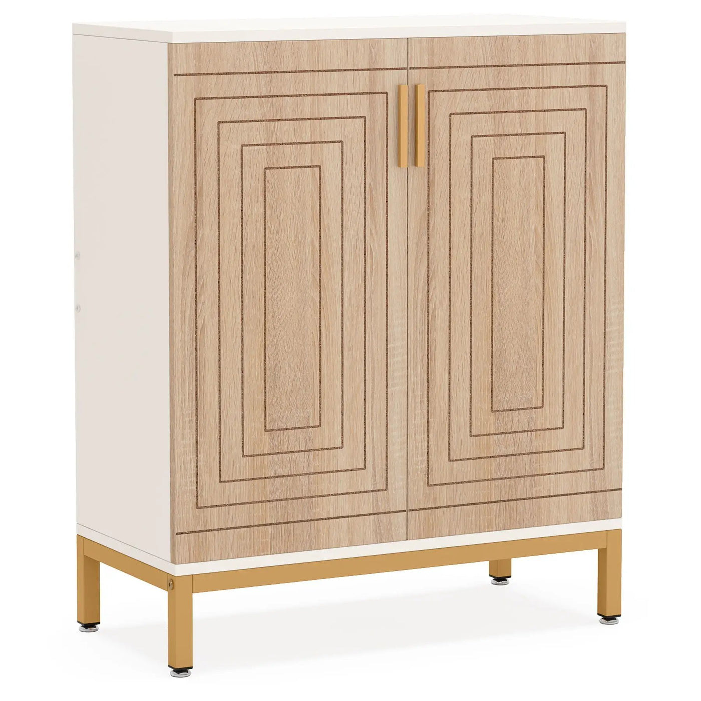 Shoe Cabinet With Doors, 5 Tiers Shoe Storage Organizer by HouseOfZazla