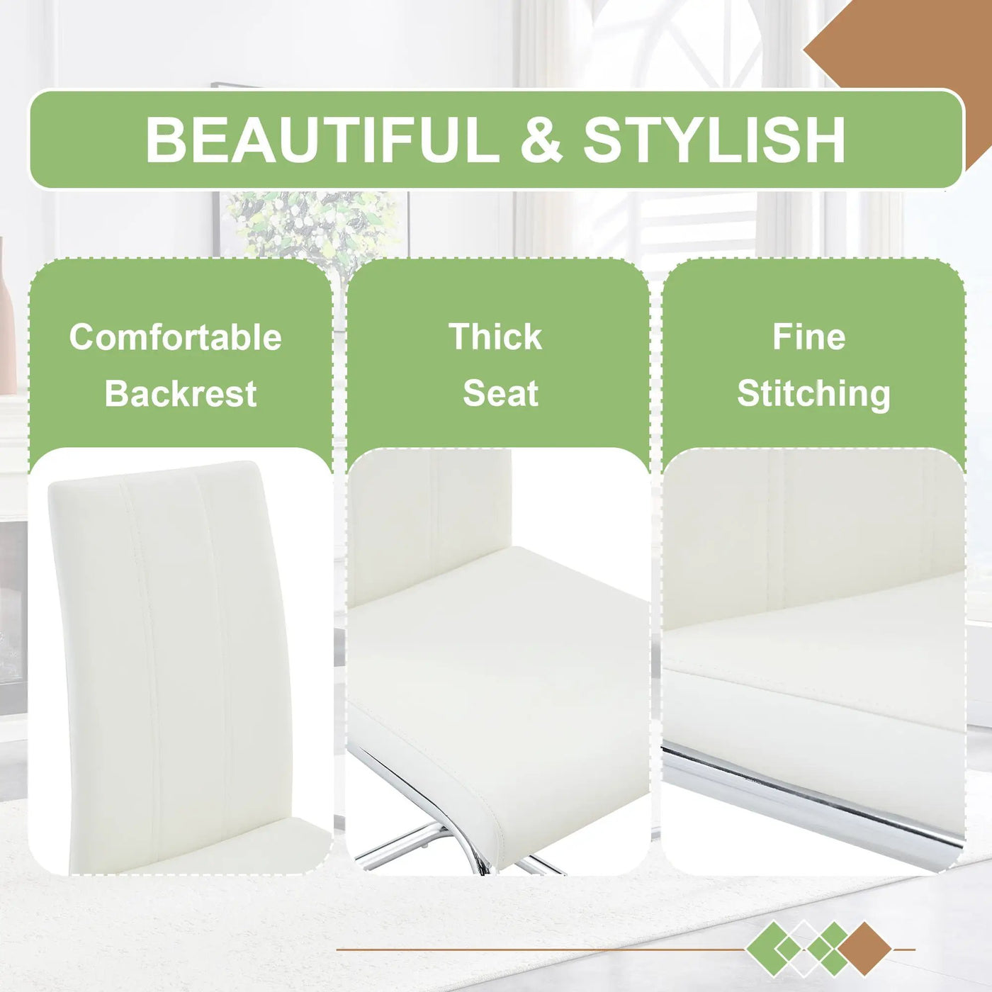 Modern Upholstered Dining Chairs For Dining Room by HouseOfZazla