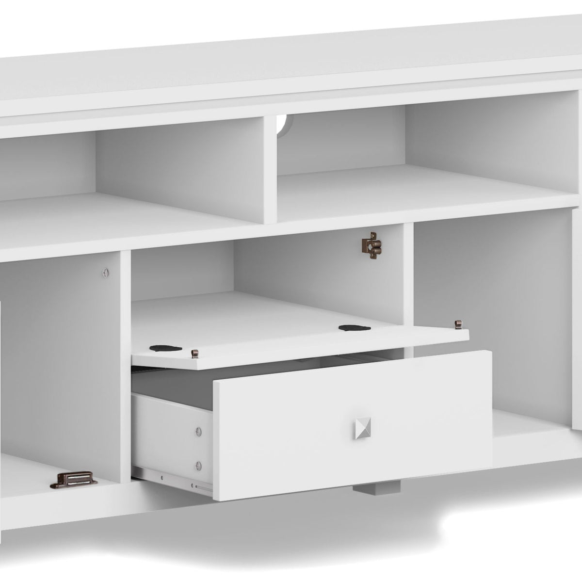 Handcrafted Wide TV Media Stand with Ample Storage - Multiple Colors, photo 37 of 40