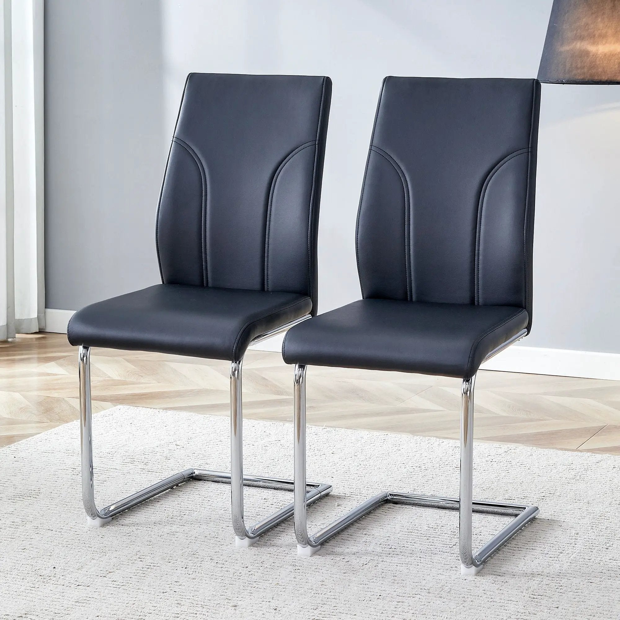 Modern Dining Chairs With High Backrest And Sturdy Legs by Unique Piece Furniture