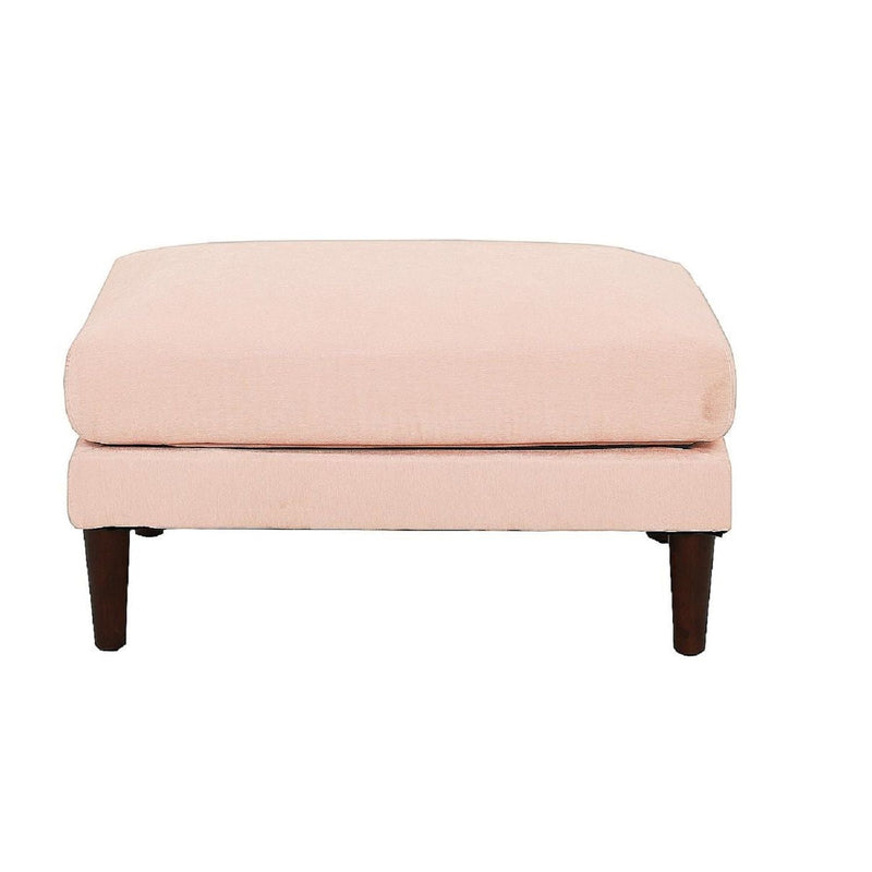 Modular L-Sectional Set With Ottomans - Pink by HouseOfZazla