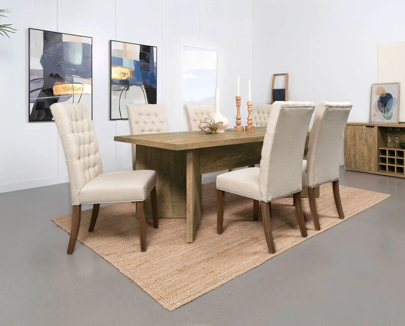 Jamestown 84-inch Composite Wood Dining Table Mango by Unique Piece Furniture