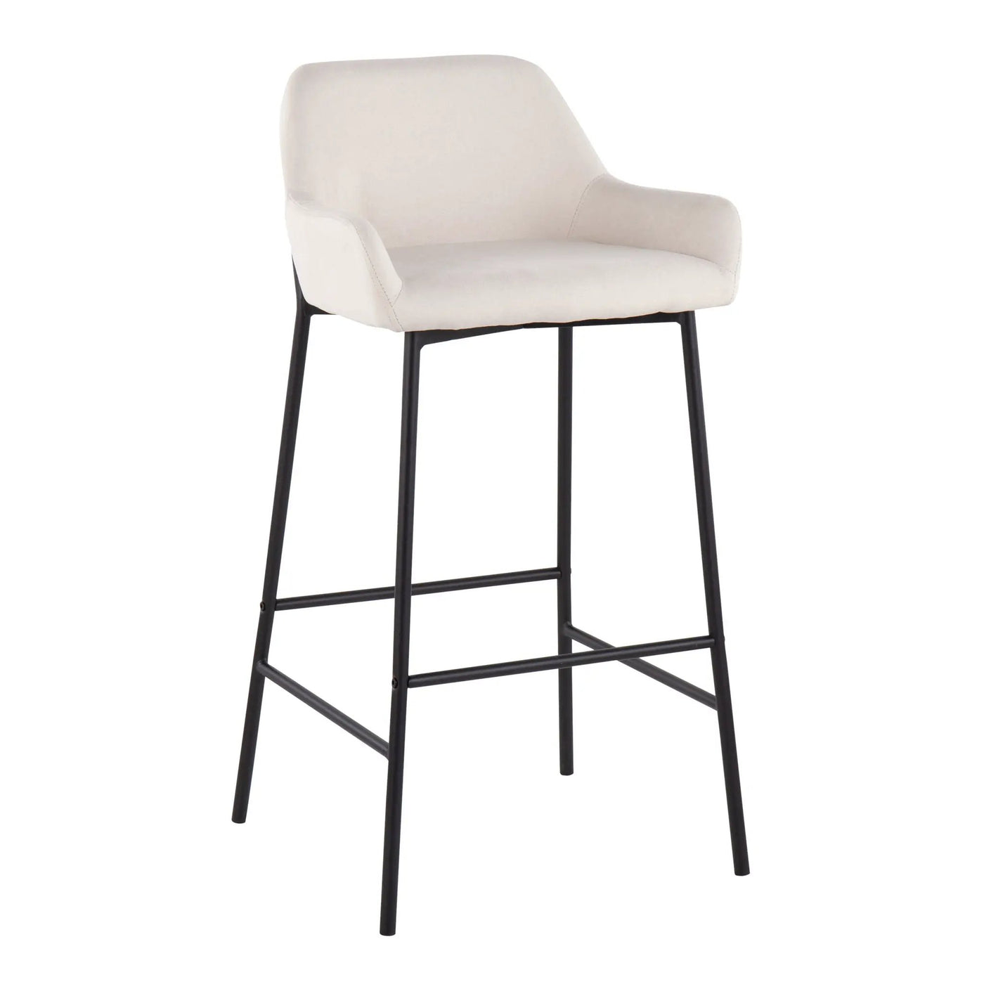 Daniella - Industrial Fixed Height Bar Stool (Set of 2) by HouseOfZazla