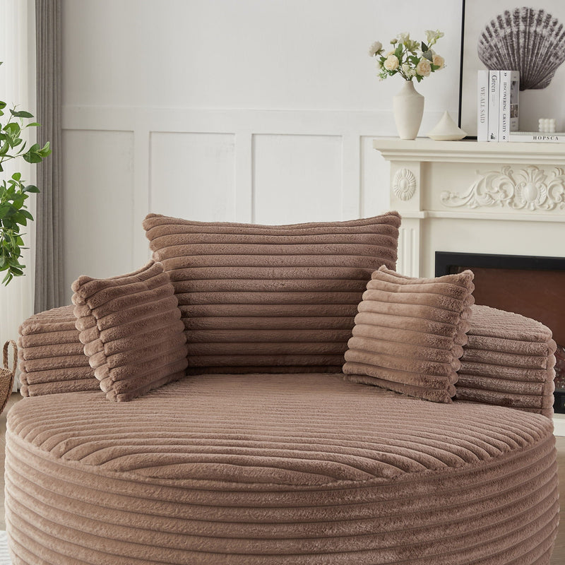 Modern Single Sofa With Backrest Pillow For Living Room by HouseOfZazla