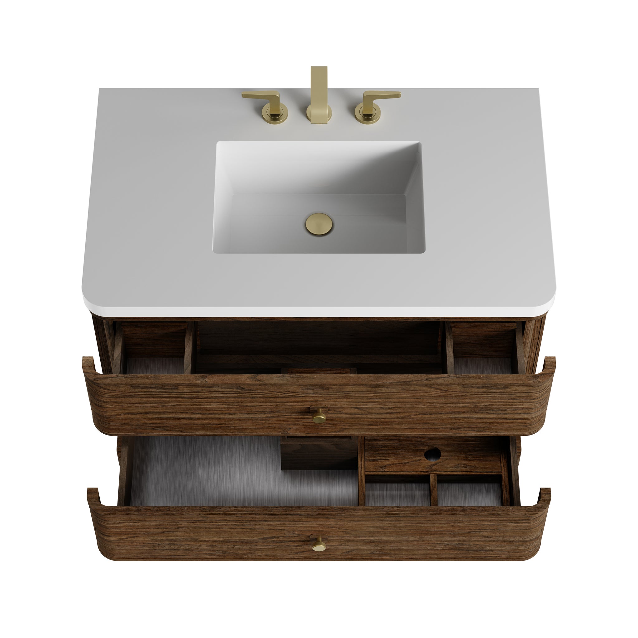 James Martin Allamari 36" Floating Single Bathroom Vanity, Sable by James Martin