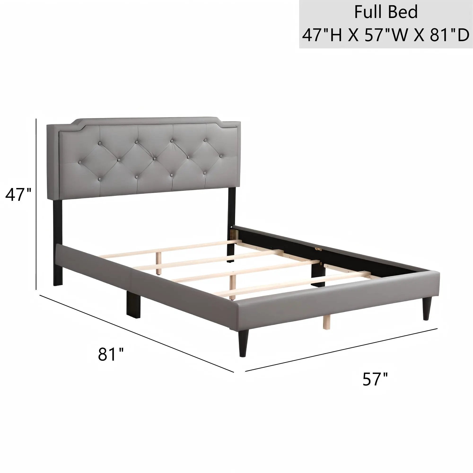 Button Tufted Bed Charming For Cozy Spaces by Unique Piece Furniture