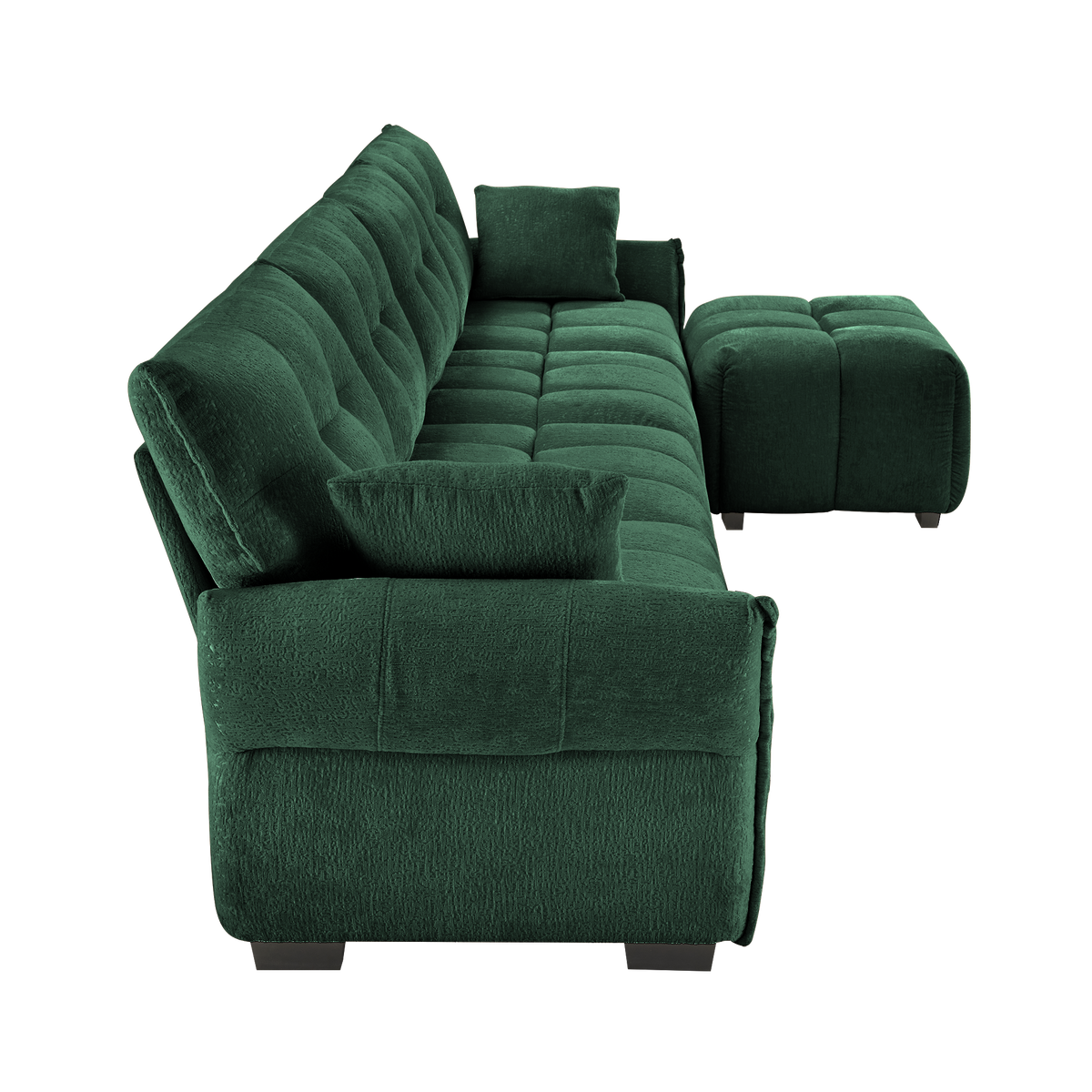 Modular 4-Seater Sofa With Ottoman by HouseOfZazla