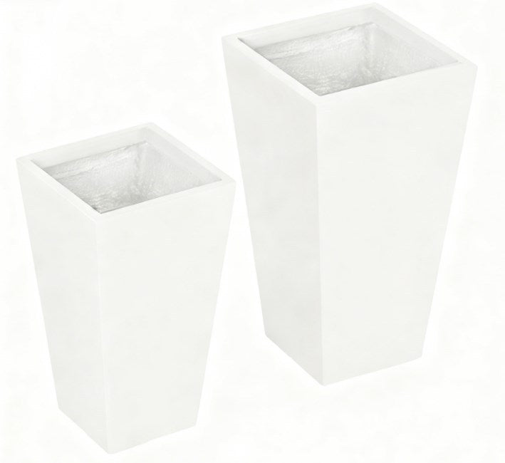 Flower Pots 2-Pack Outdoor Planter Set with Drainage Holes by HouseOfZazla
