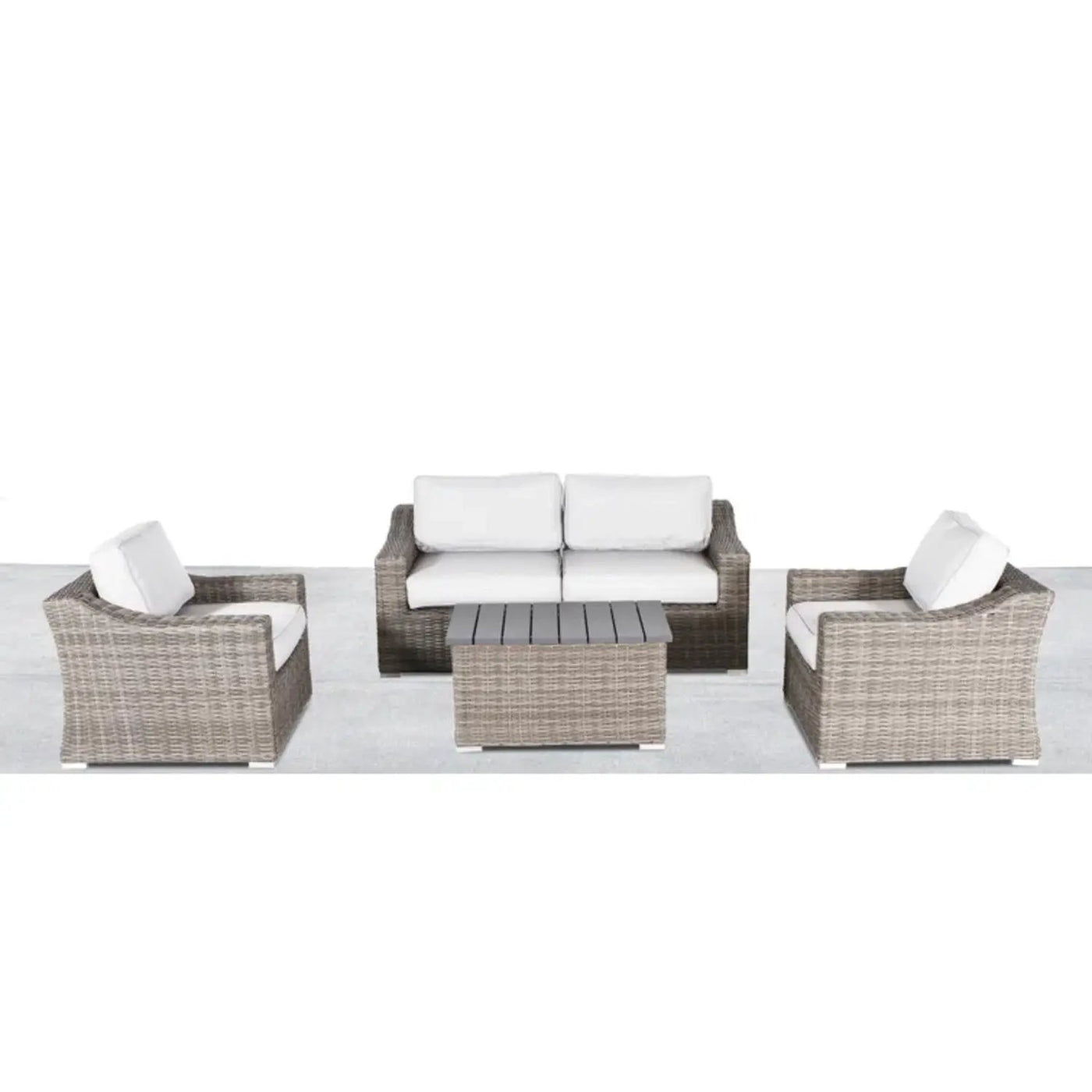 Stylish Sofa Seating Group With Cushions Perfect For Outdoor Gatherings by HouseOfZazla