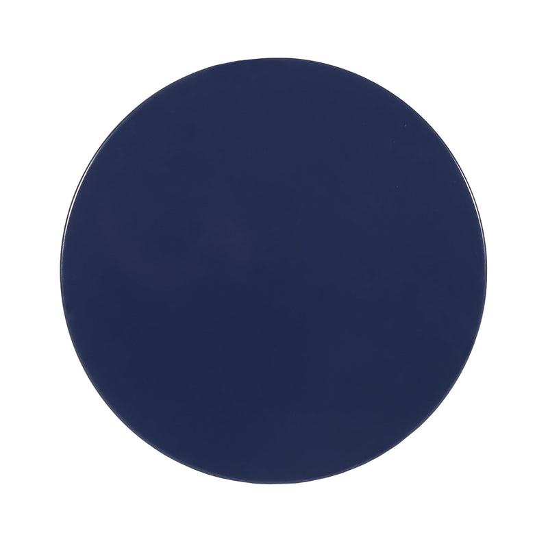 Navy Blue Outdoor Metal Set of 2 End Tables, photo 8 of 10