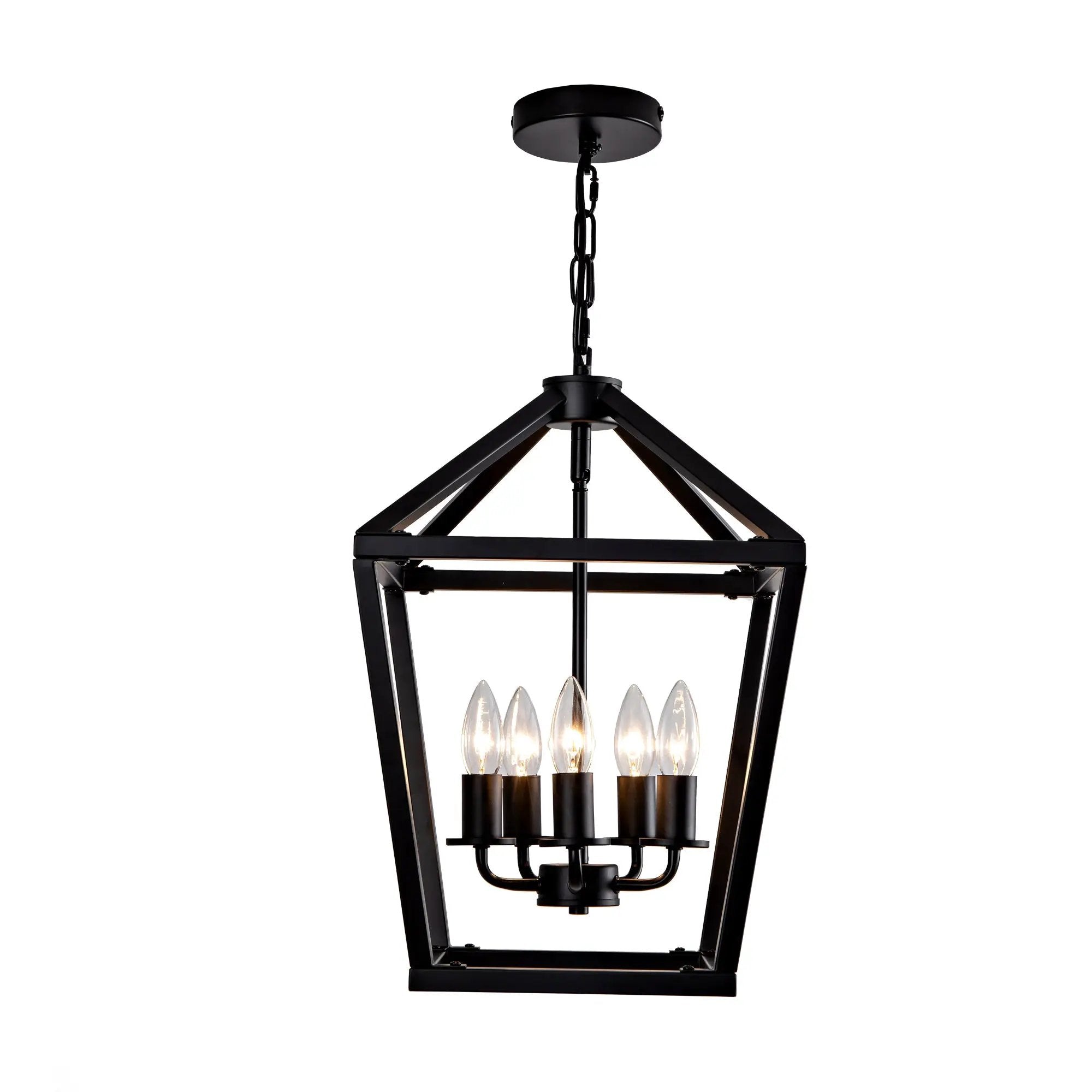 Farmhouse Lantern Chandelier 5-Light by HouseOfZazla