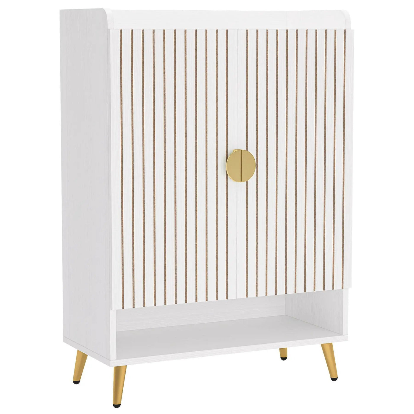 Shoe Cabinet With Doors, 7 Tier Storage Organizer by HouseOfZazla