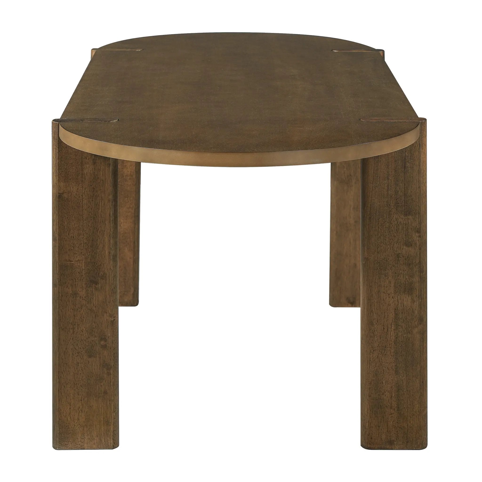 7 Pieces Modern Oval Dining Set, Rustic Farmhouse Solid Wood Kitchen Table Set for 6 by HouseOfZazla