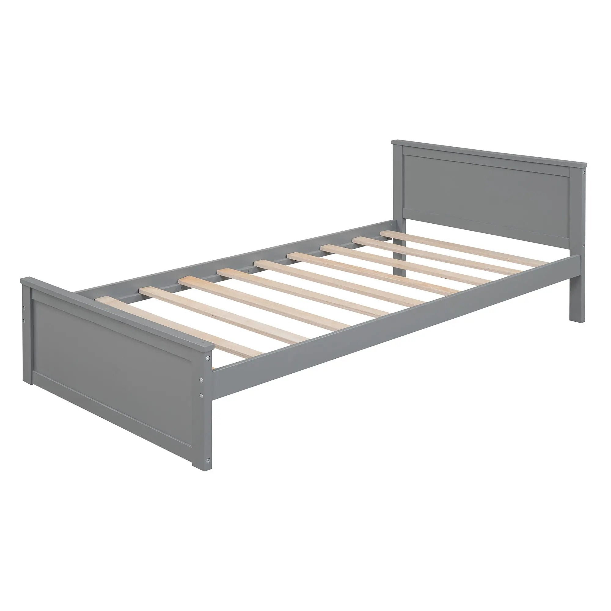 Loft Bed With A Twin Size Standalone Bed, Shelves, Desk, And Wardrobe by HouseOfZazla