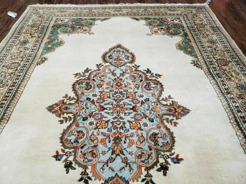 6' X 9' Vintage Handmade India Open Field Tribal Wool Rug Carpet Medallion Nice by Jewel Rugs