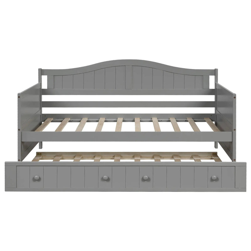 Wooden Daybed, Sofa Bed, No Box Spring Needed by HouseOfZazla
