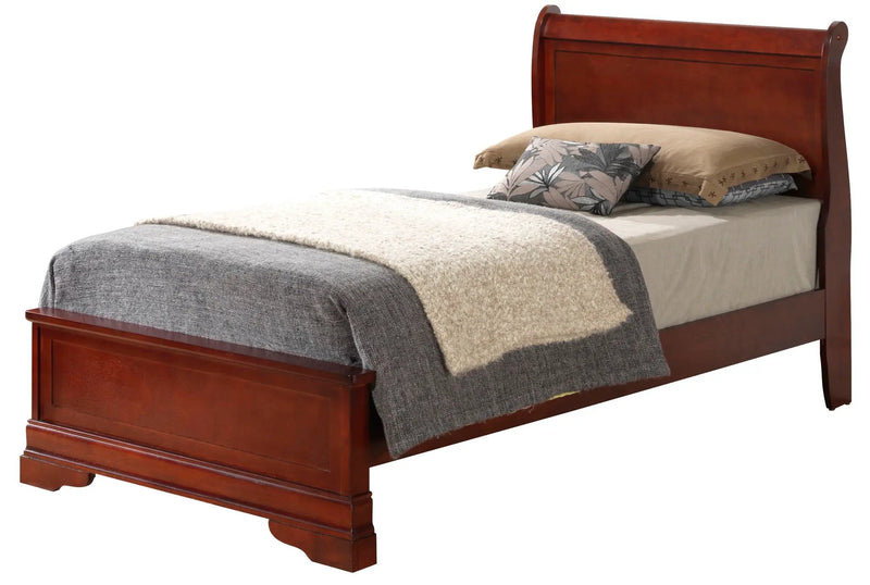 Sleigh Bed With Low Footboard by Unique Piece Furniture