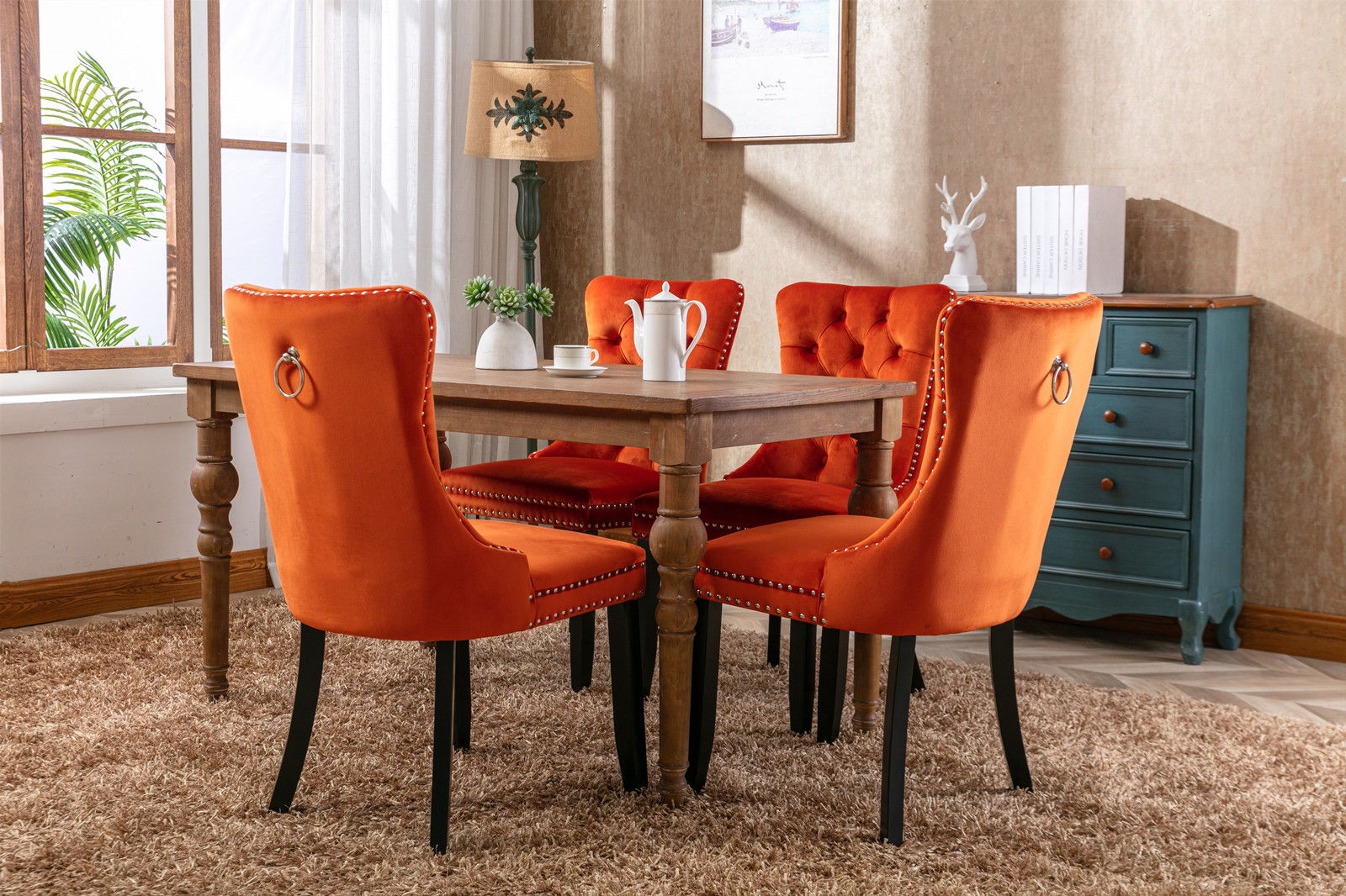 Nikki - High-End Tufted Dining Chair (Set of 2) by HouseOfZazla