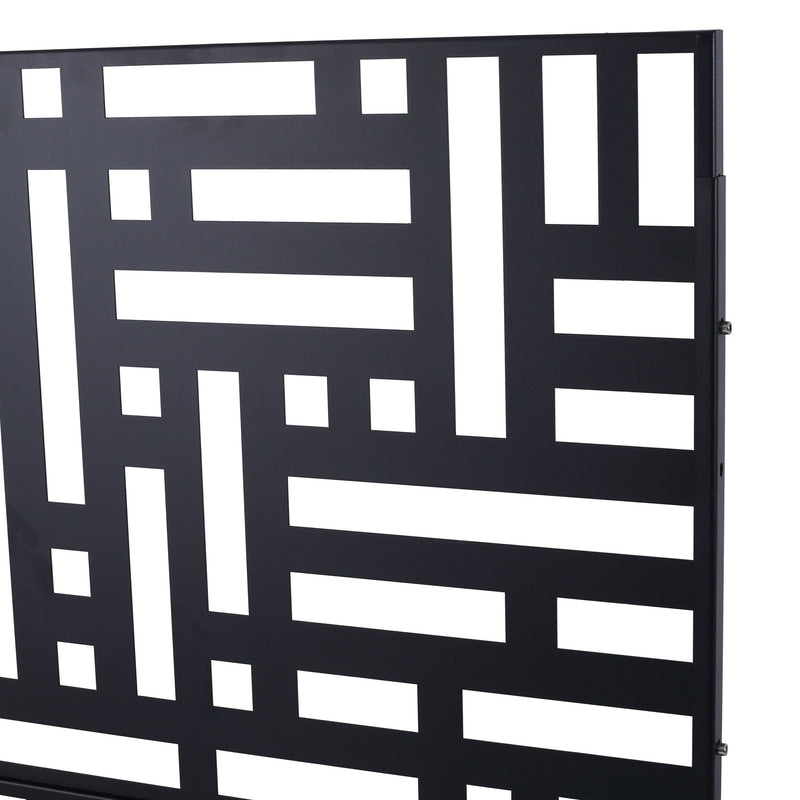 Decorative Freestanding Metal Privacy Screen For Indoor & Outdoor Use by HouseOfZazla