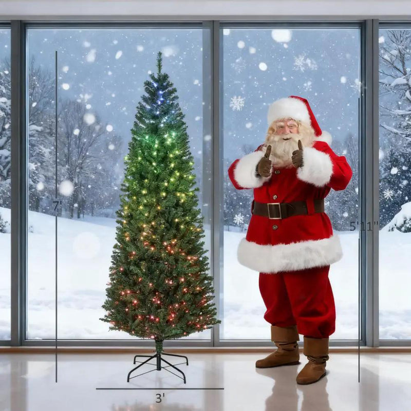7ft Artificial Christmas Tree by HouseOfZazla