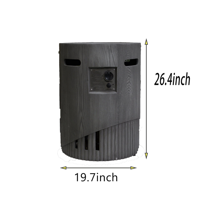32000 BTU Round Outdoor Gas Fire Pit, photo 7 of 10