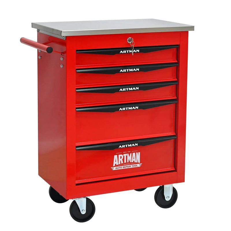 5 Drawers Multifunctional Tool Cart with Wheels by HouseOfZazla