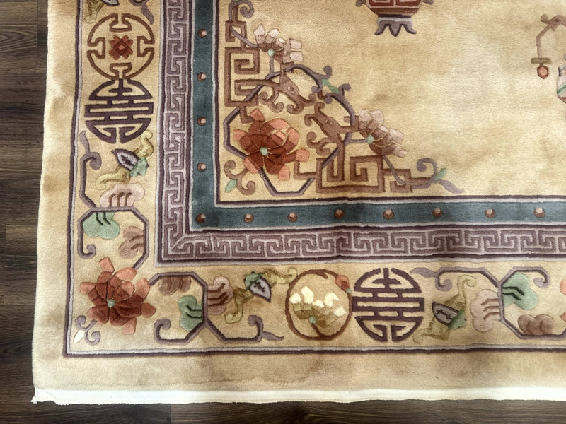 Chinese Wool Rug 8x12, Chinese 90 Line Rug by Jewel Rugs