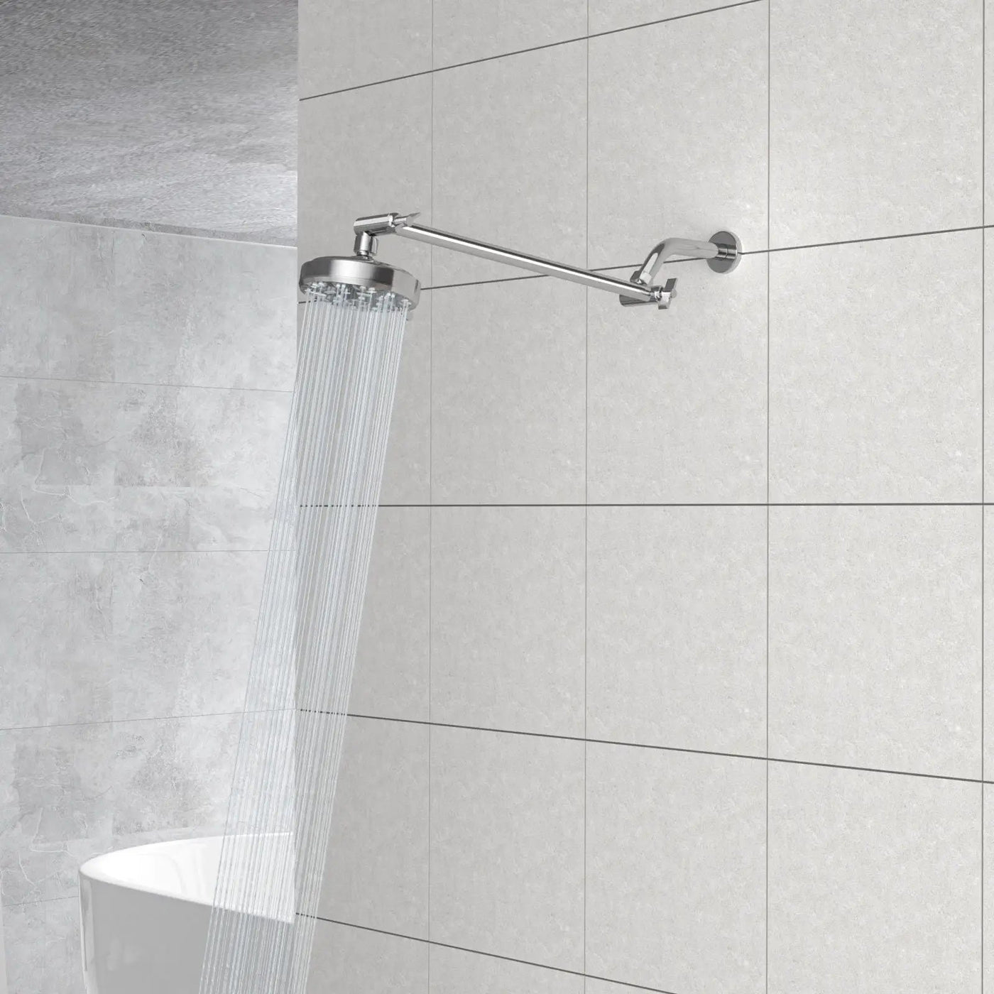 Sleek Design Stainless Steel Shower Arm Extension by HouseOfZazla