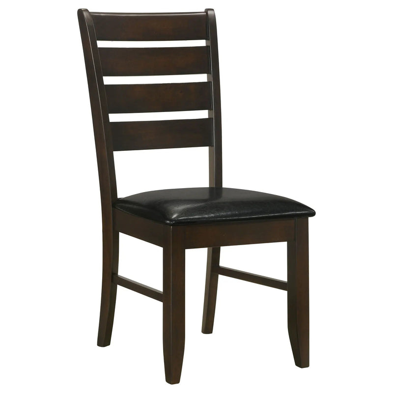 Dalila Wood Dining Side Chair Cappuccino (Set of 2) by Unique Piece Furniture
