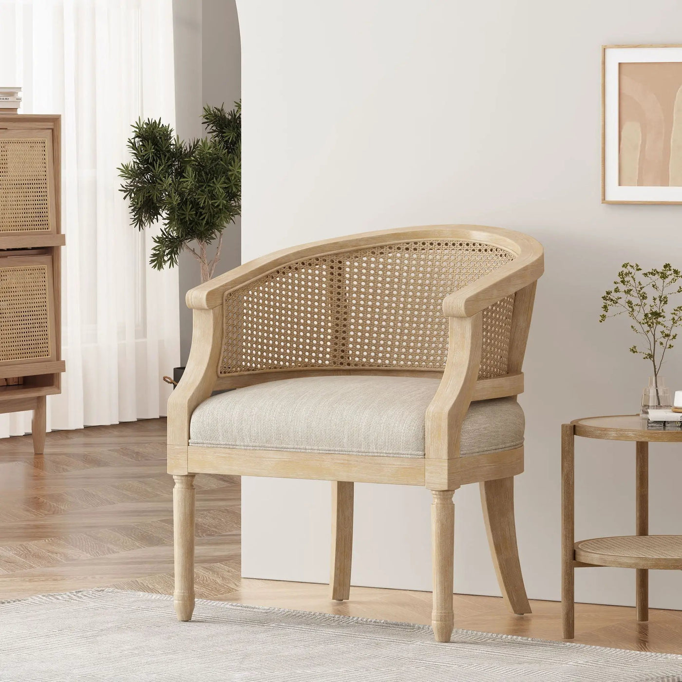 Curved Backrest Accent Chair by HouseOfZazla