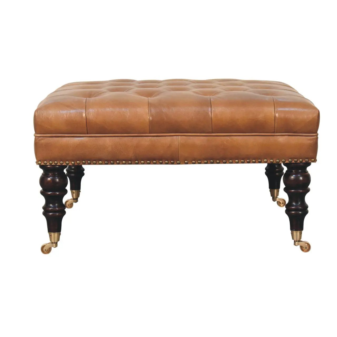 Buffalo - Ottoman With Castor Legs by Unique Piece Furniture