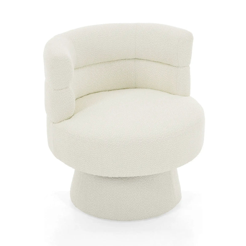 Swivel Accent Chair with 360° Rotating Design and Ergonomic Support by HouseOfZazla