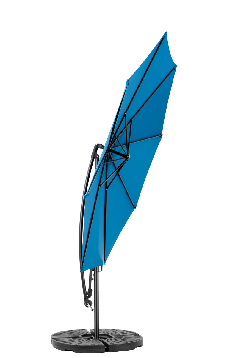 10ft Offset Hanging Market Patio Umbrella with Easy Tilt Adjustment by HouseOfZazla
