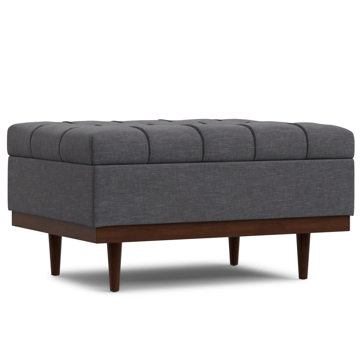 Upholstered Lift Top Table Storage Ottoman with Split Top - Multiple Colors, photo 28 of 35